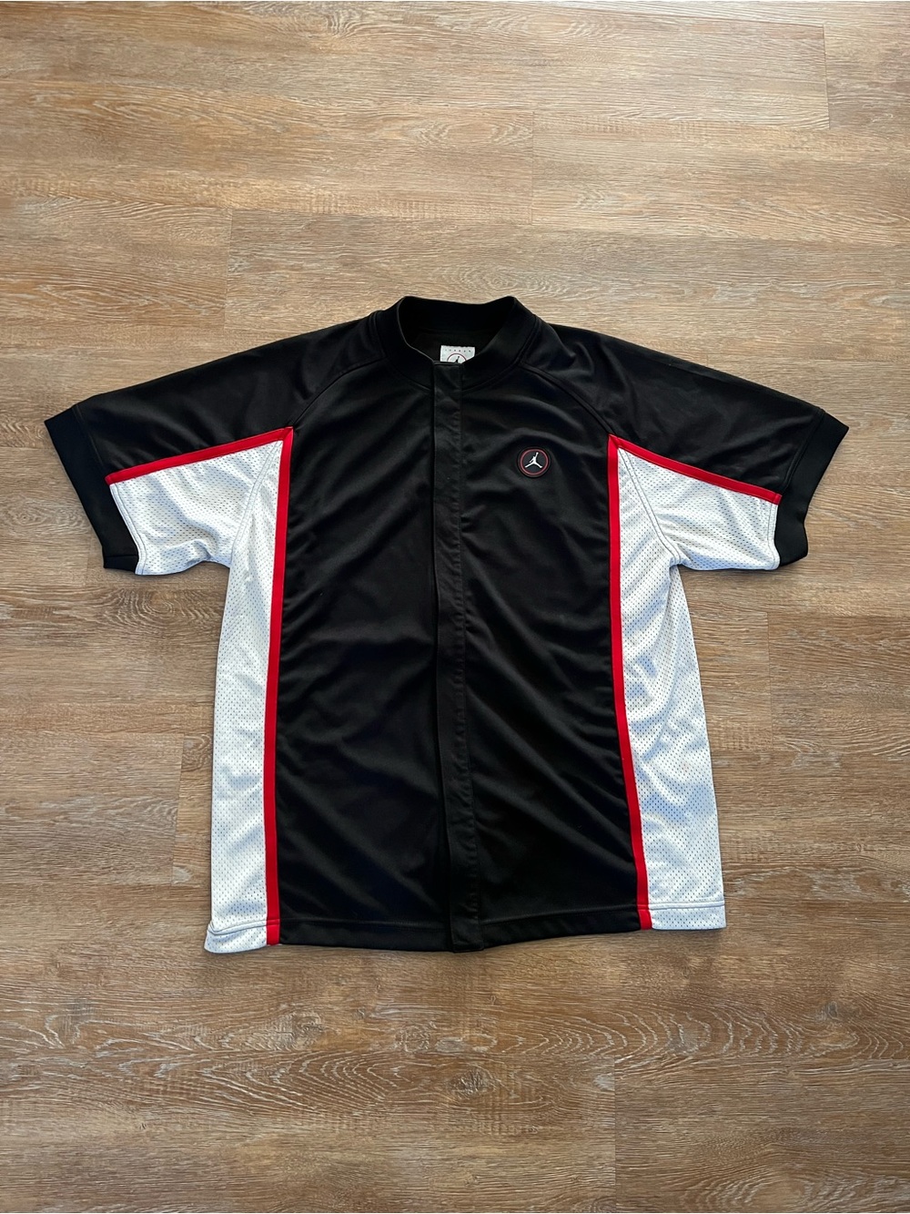 Vintage Jordan Brand Performance Snap Front Basketball Shirt | Men’s L